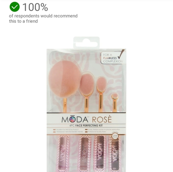 MŌDA® Rosè 4PC Face Perfecting Kit - Picture 11 of 17